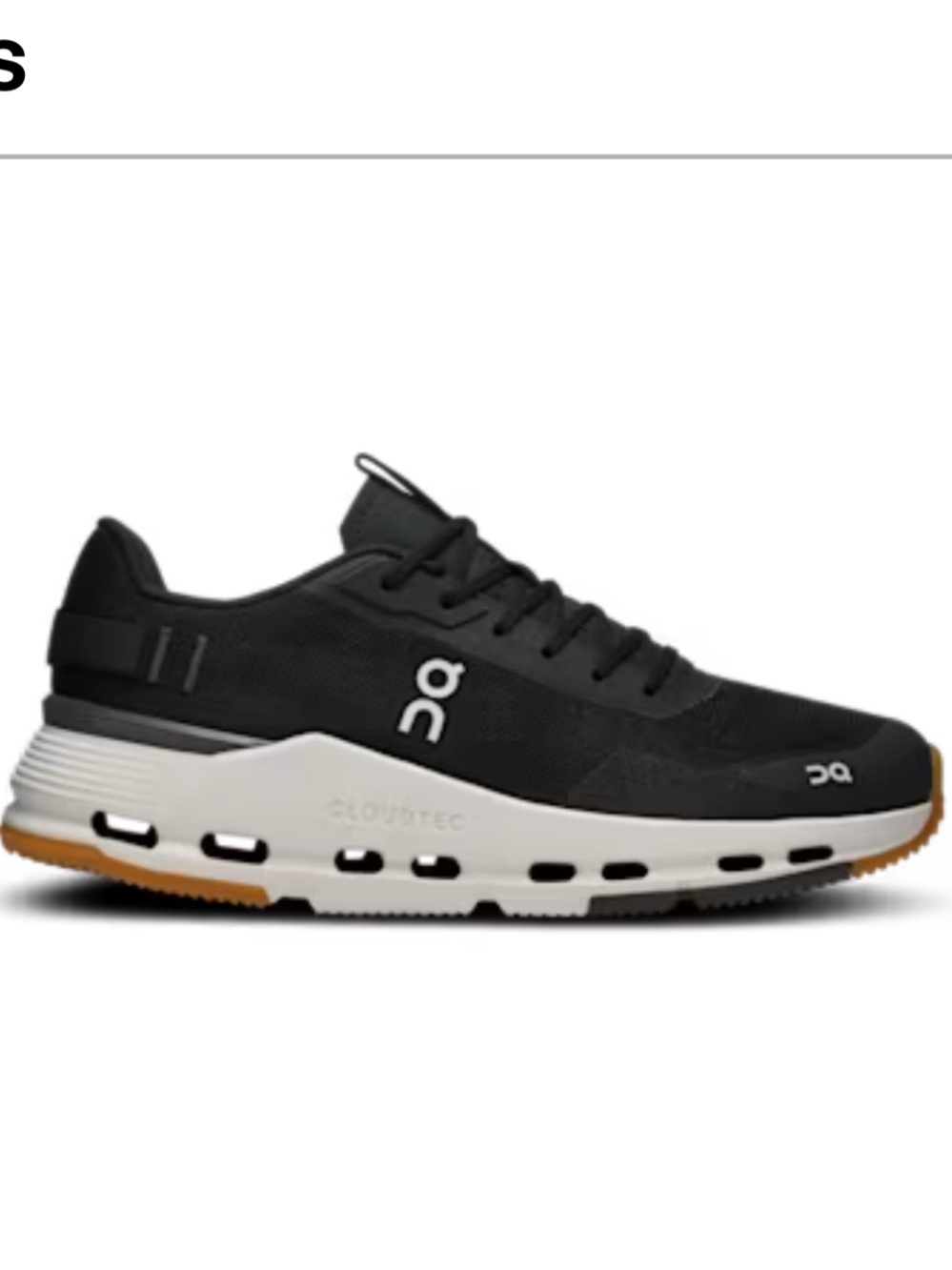 On Cloud Nova Sneakers Black Size 8